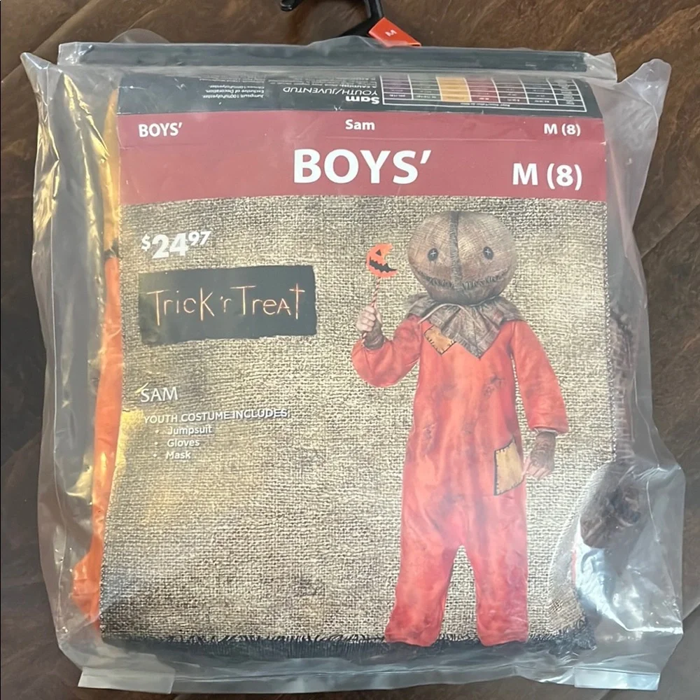 Halloween Scarecrow Costume Set - Orange and Brown - Picture 4 of 4